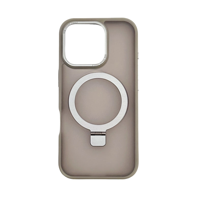 Gray Magnetic iPhone Case With Stand