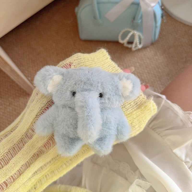 Adorable Plush Baby Elephant AirPods Case