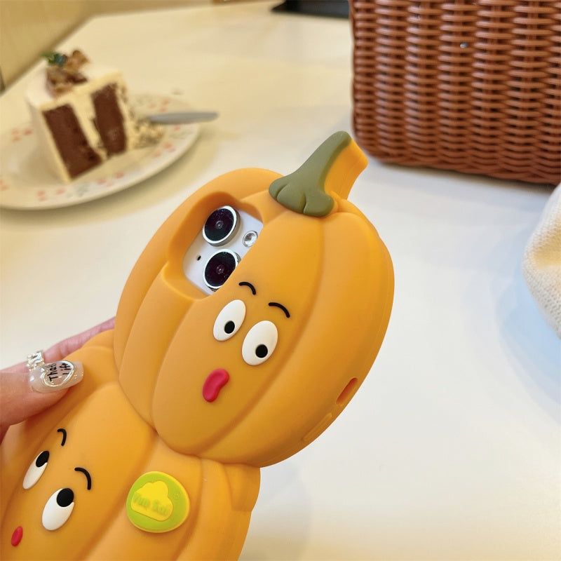 Cute 3D Pumpkin iPhone Case