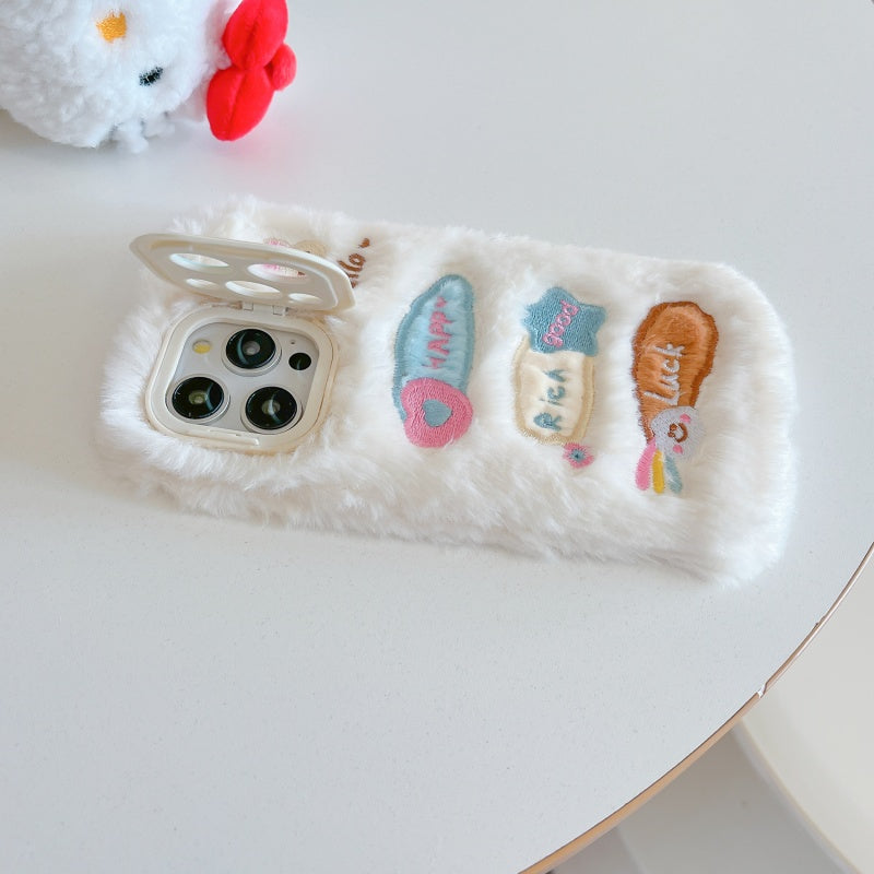 Joy & Fortune Lucky Fuzzy Pink iPhone Case