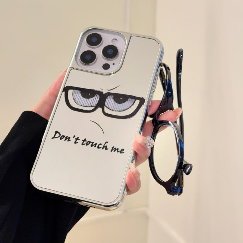 ‘Don't Touch Me’ Mirror iPhone Case