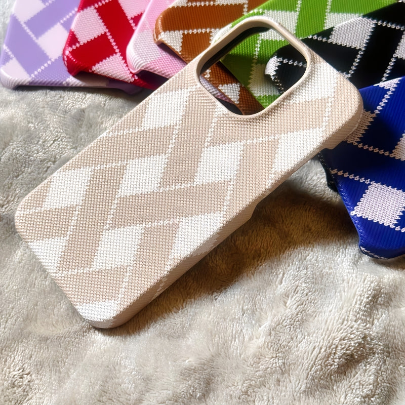 Black Woven iPhone Case
