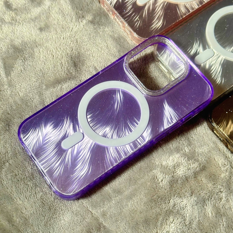 Silver Reflective Magnetic iPhone Case
