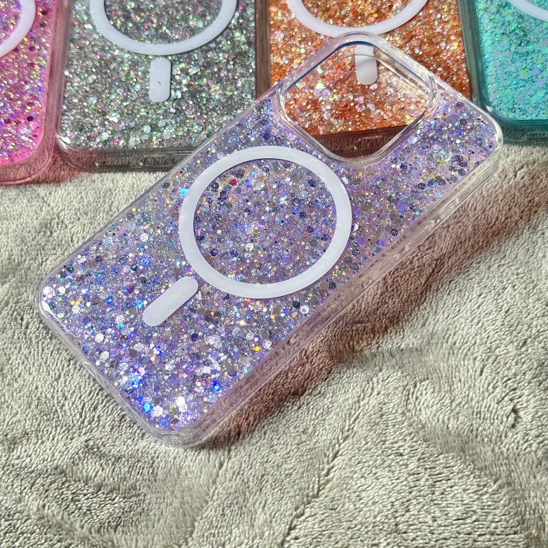 Blue Shiny Magnetic iPhone Case