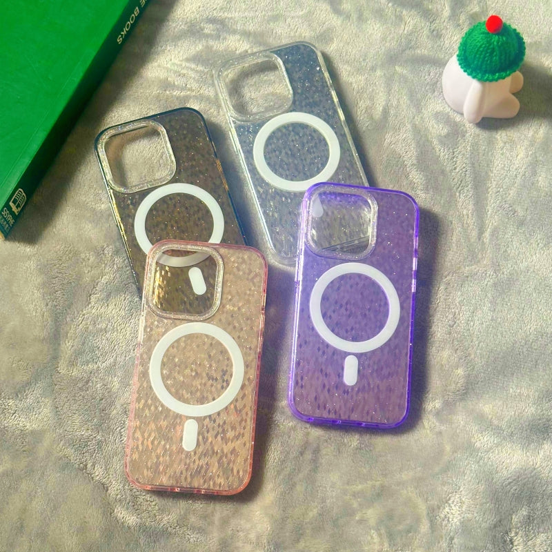 Silver Reflective Magnetic iPhone Case