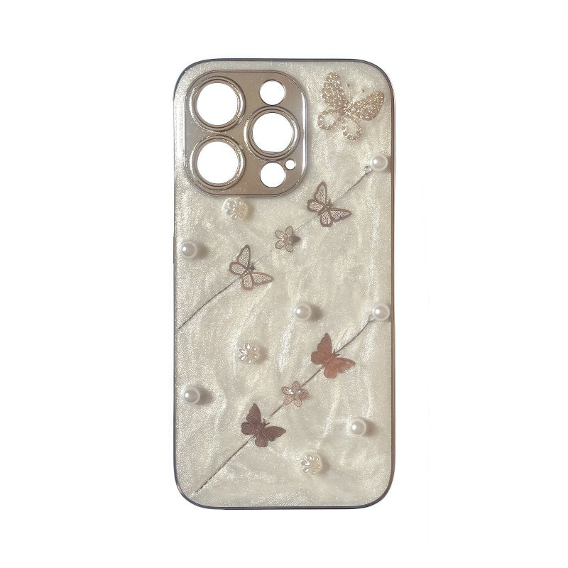 Butterfly Pearl Sparkling iPhone Case