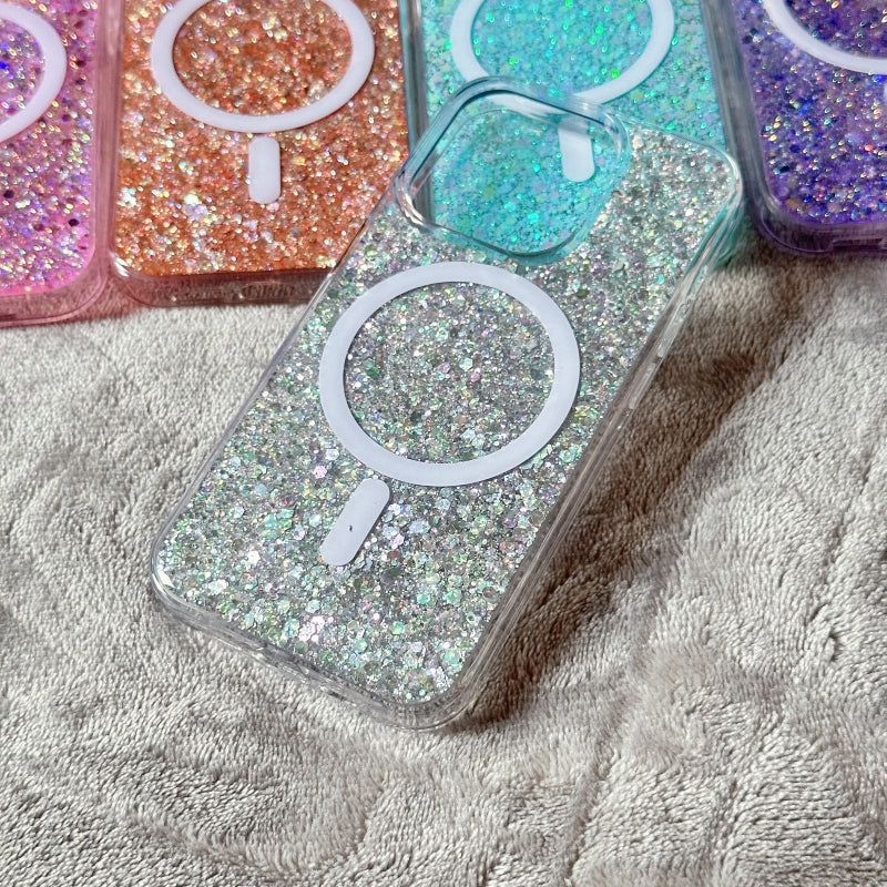 Blue Shiny Magnetic iPhone Case