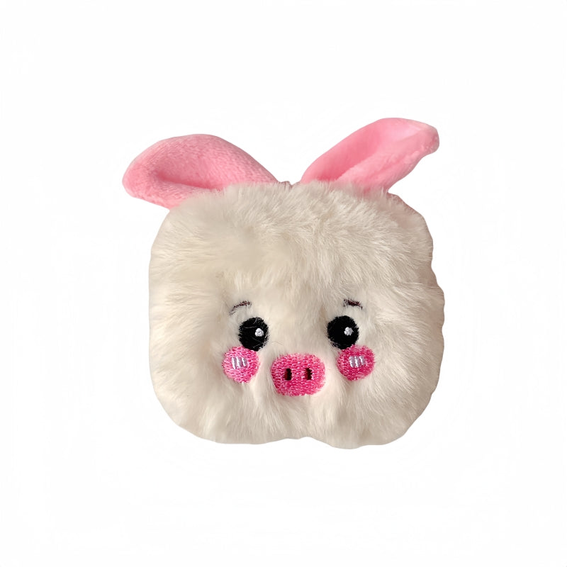 Adorable Little Pig Fuzzy AirPods Case