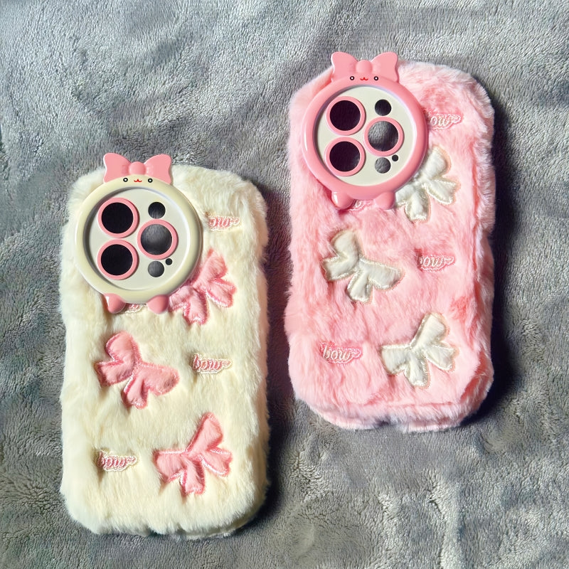 Furry Bow iPhone Case