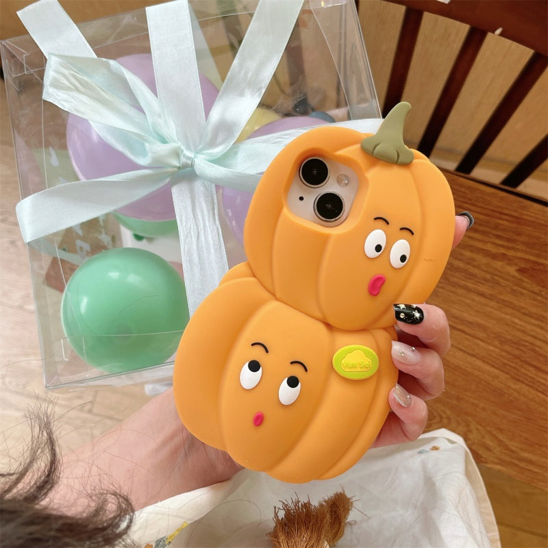 Cute 3D Pumpkin iPhone Case