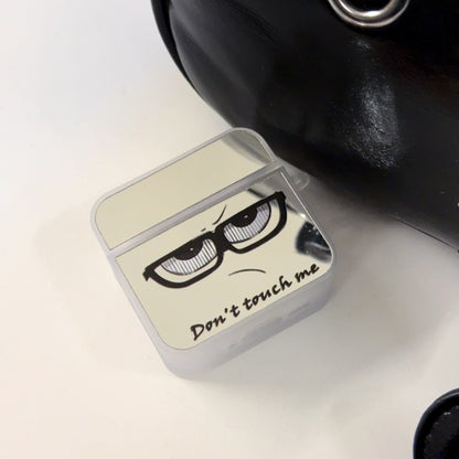 ‘Don't Touch Me’ Mirror AirPods Case With Wrist Strap