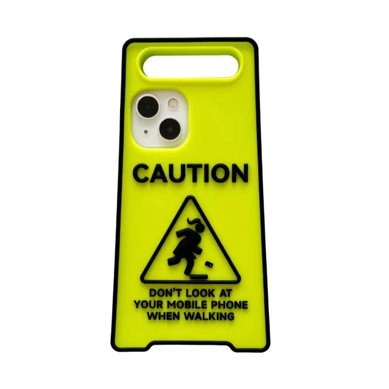 Glow-in-the-Dark Sign iPhone Case with Handle