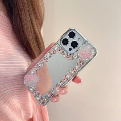 Ombre Rose Mirror iPhone Case