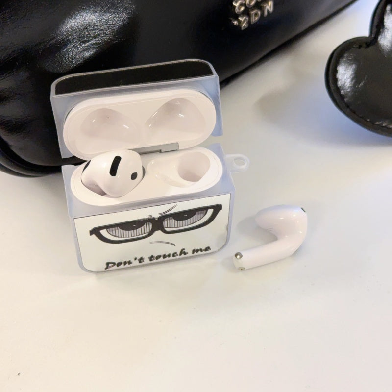 ‘Don't Touch Me’ Mirror AirPods Case With Wrist Strap