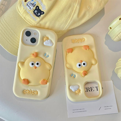 Yellow Press & Pop Chick iPhone Case