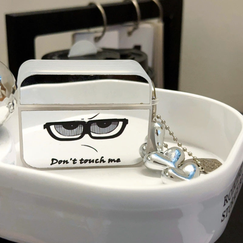 ‘Don't Touch Me’ Mirror AirPods Case With Wrist Strap