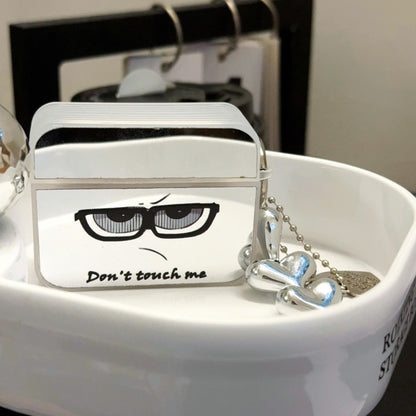 ‘Don't Touch Me’ Mirror AirPods Case With Wrist Strap