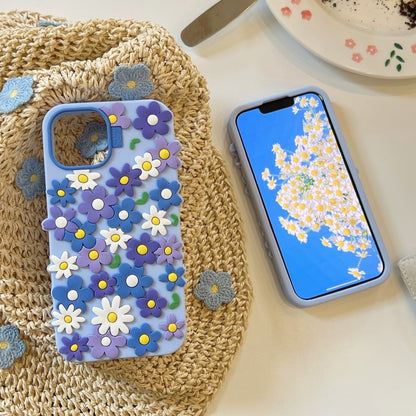 Blue Floral iPhone Case