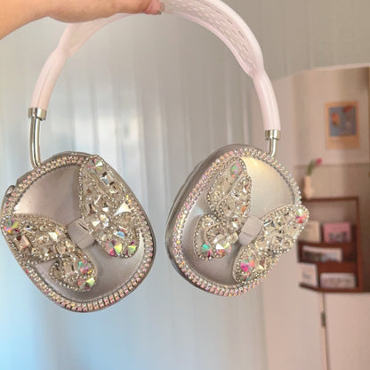 Sparkling Crystal-Encrusted Butterfly AirPods Max Case