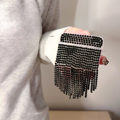 Rhinestone Chain Tassel AirPods Case