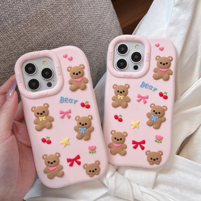 Adorable 5 Little Bears iPhone Case