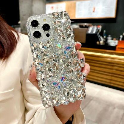 Sparkling Rhinestones Butterfly iPhone Case