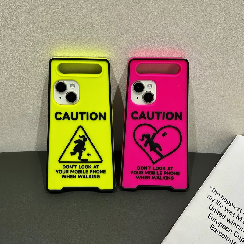 Glow-in-the-Dark Sign iPhone Case with Handle