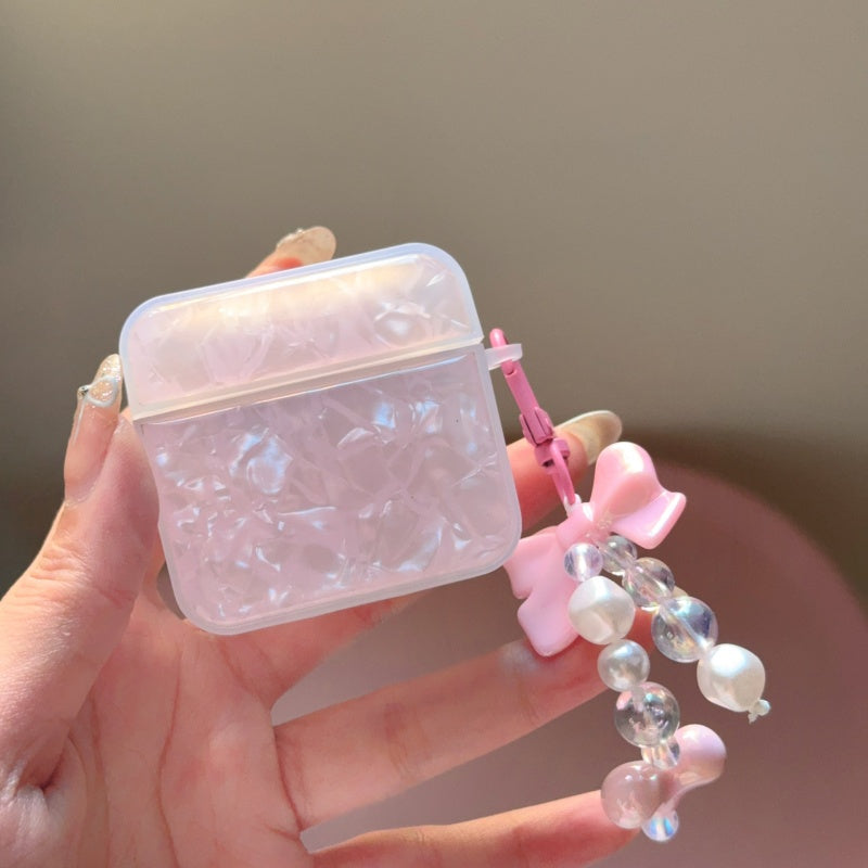 Shell Pattern AirPods Case with Strap