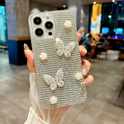 Sparkling Rhinestones Butterfly iPhone Case