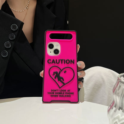 Glow-in-the-Dark Sign iPhone Case with Handle