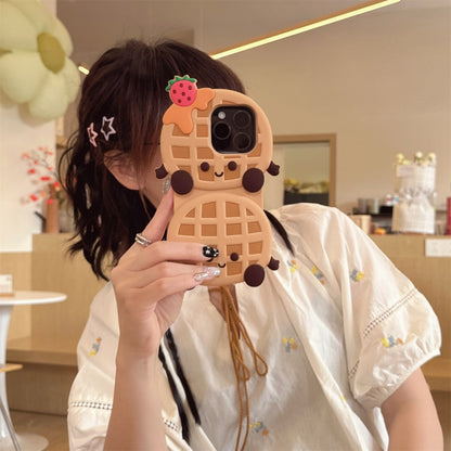Cute Waffle iPhone Case