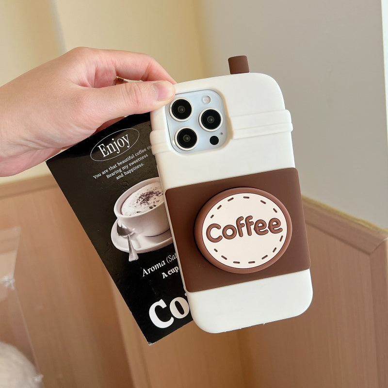 Coffee Cup iPhone Case with Stand