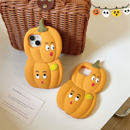 Cute 3D Pumpkin iPhone Case