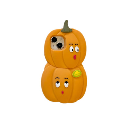 Cute 3D Pumpkin iPhone Case