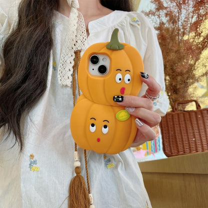 Cute 3D Pumpkin iPhone Case
