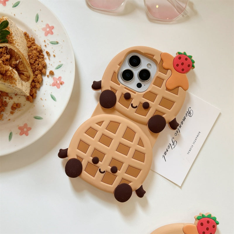Cute Waffle iPhone Case