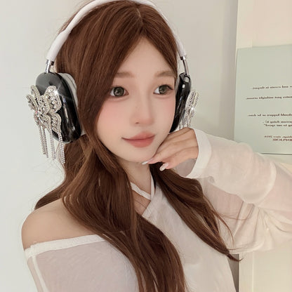 Sparkling Butterfly Fringe AirPods Max Case