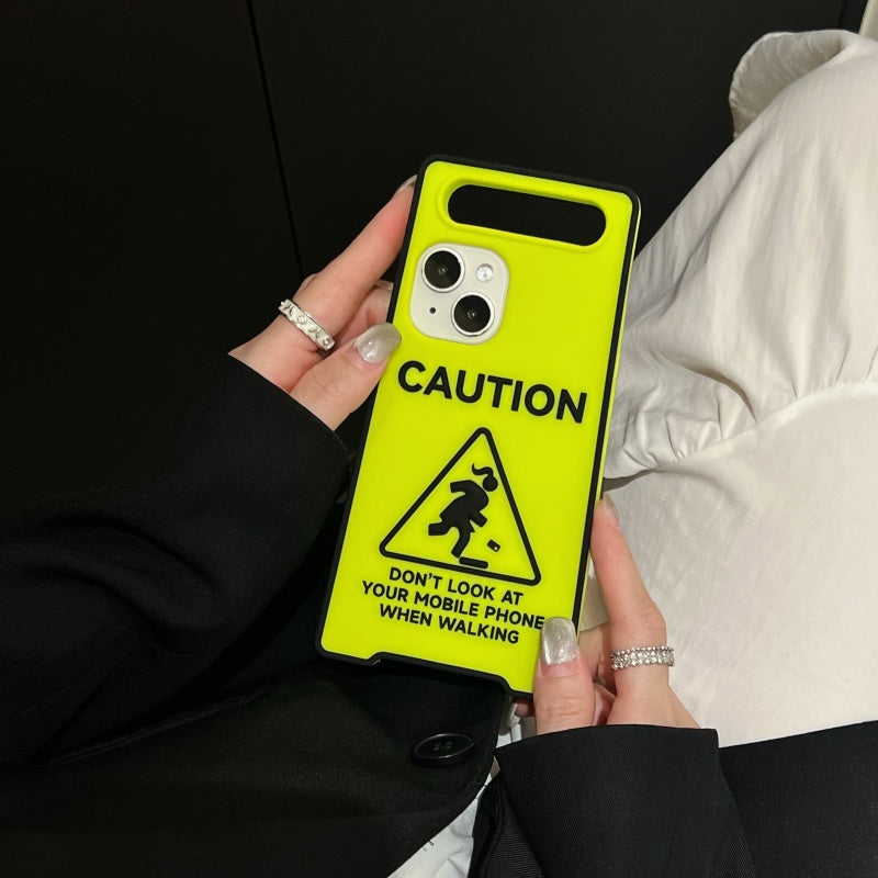 Glow-in-the-Dark Sign iPhone Case with Handle