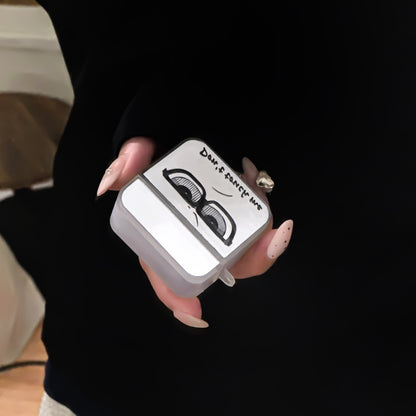 ‘Don't Touch Me’ Mirror AirPods Case With Wrist Strap