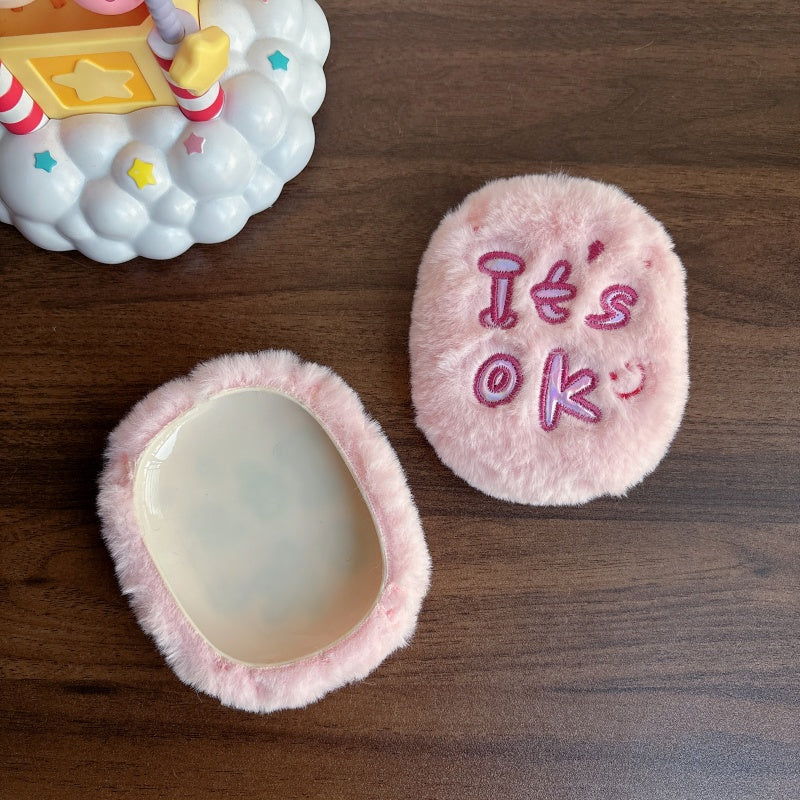 ‘It's OK’  Fuzzy Pink AirPods Max Case