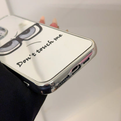 ‘Don't Touch Me’ Mirror iPhone Case