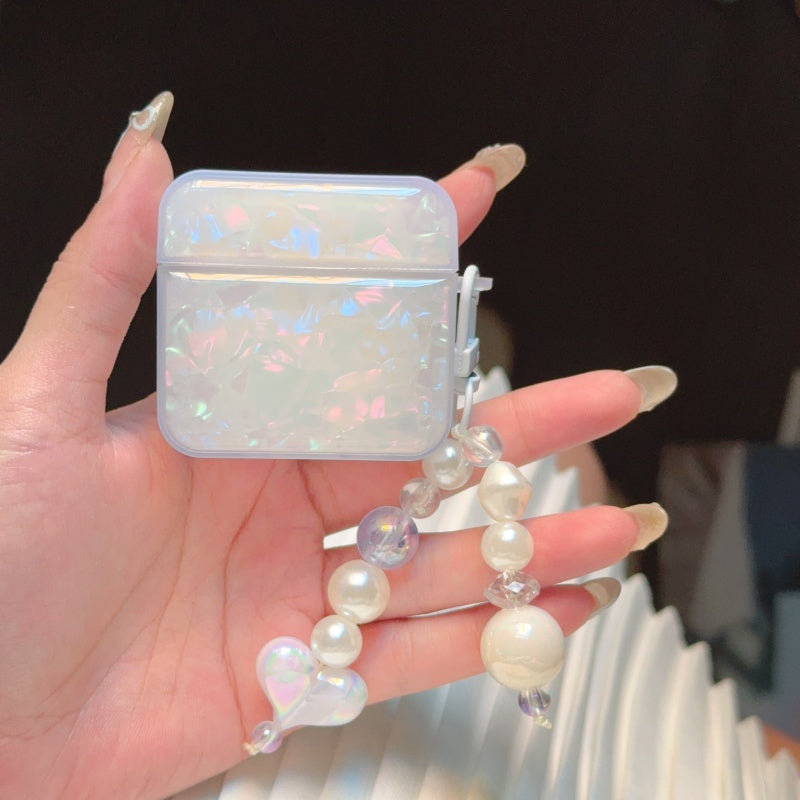 Shell Pattern AirPods Case with Strap