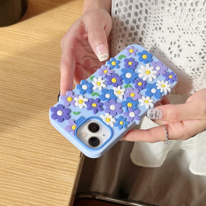 Blue Floral iPhone Case