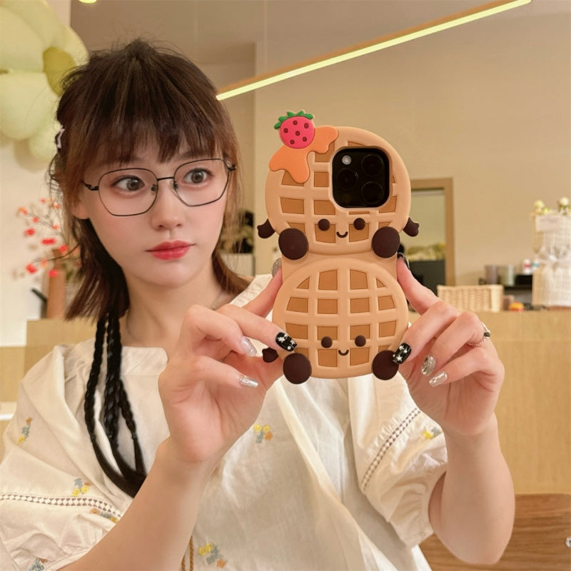 Cute Waffle iPhone Case