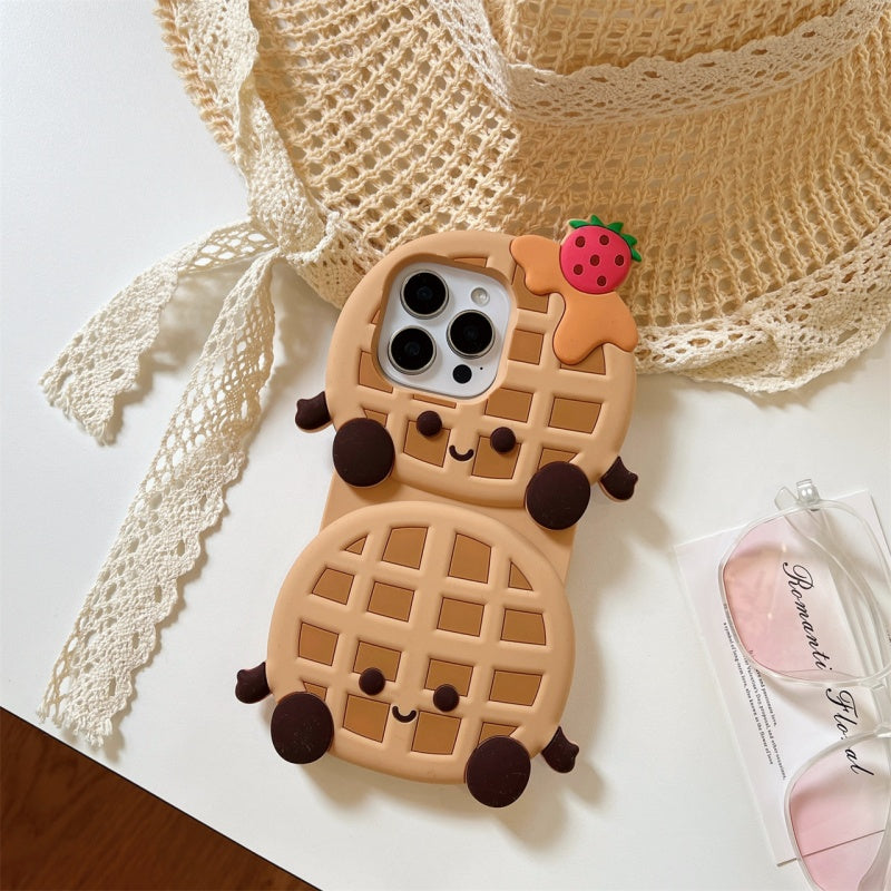 Cute Waffle iPhone Case