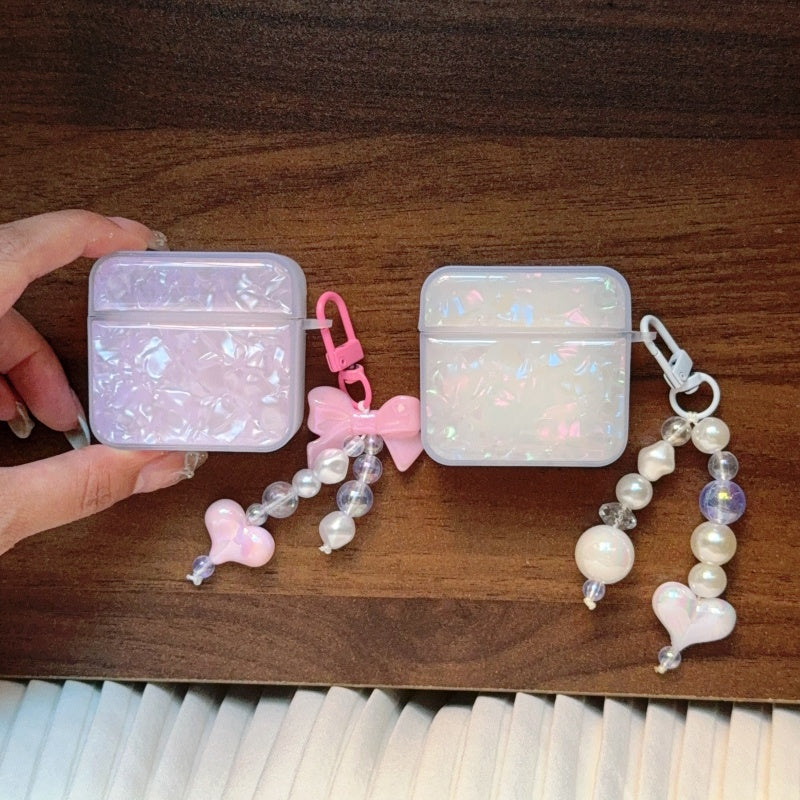 Shell Pattern AirPods Case with Strap
