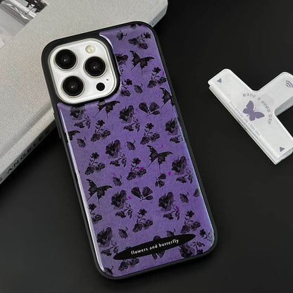 Flowers Butterfly iPhone Case