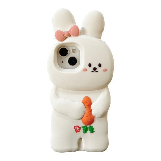 Cute Bunny & Carrot iPhone Case