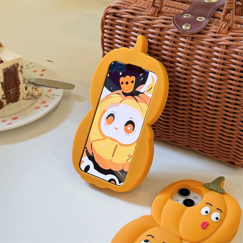 Cute 3D Pumpkin iPhone Case