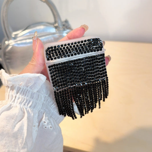 Rhinestone Chain Tassel AirPods Case